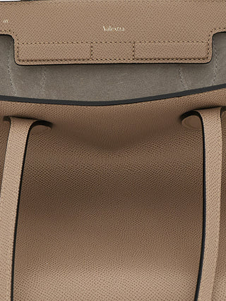 Beige Calfskin Tote Bag