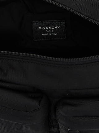 Black Polyamide Crossbody Bag