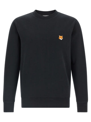 Black Cotton Sweatshirt