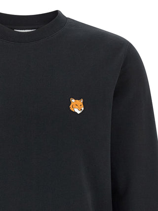 Black Cotton Sweatshirt