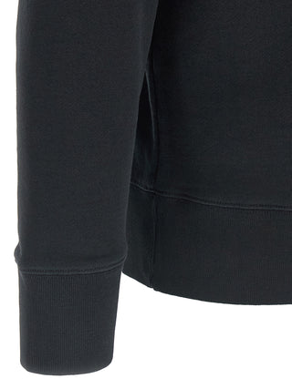 Black Cotton Sweatshirt