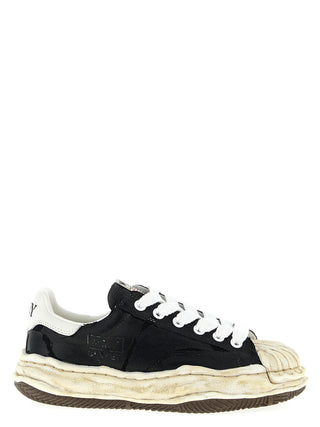 Black Cotton Sneakers