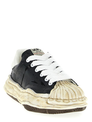Black Cotton Sneakers