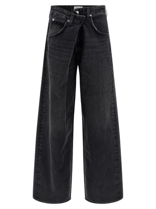 Jeans de algodón negro