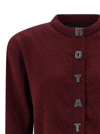 Bordeaux Cotton Cardigan