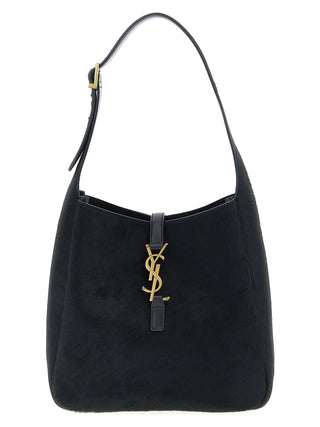 Bolso de hombro de becerro negro