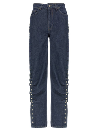 Blue Cotton Jeans Denim