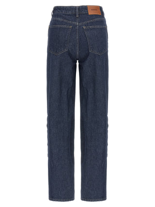 Blue Cotton Jeans Denim