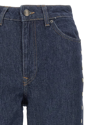 Blue Cotton Jeans Denim