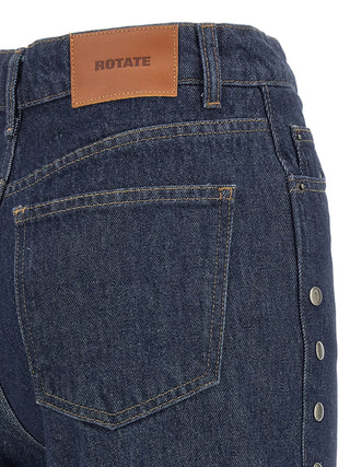 Blue Cotton Jeans Denim