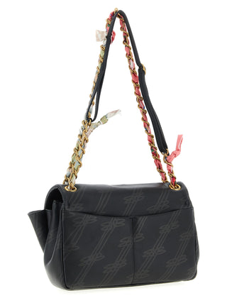 Black Leather Shoulder Bag
