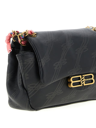 Black Leather Shoulder Bag