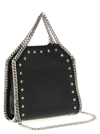 Bolso de mano de poliéster negro