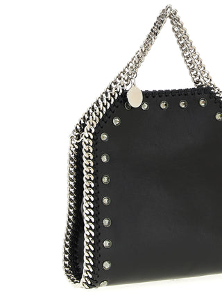 Bolso de mano de poliéster negro