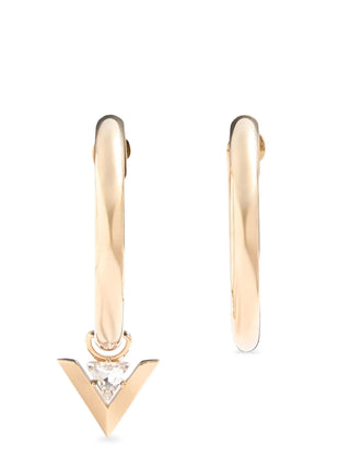 Gold Brass Earrings