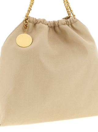 Beige Polyester Shoulder Bag