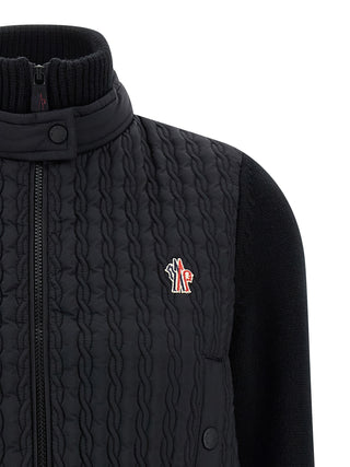 Black Polyamide Cardigan