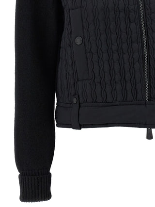 Black Polyamide Cardigan