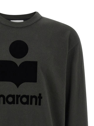 Black Cotton Sweatshirt