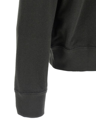 Black Cotton Sweatshirt