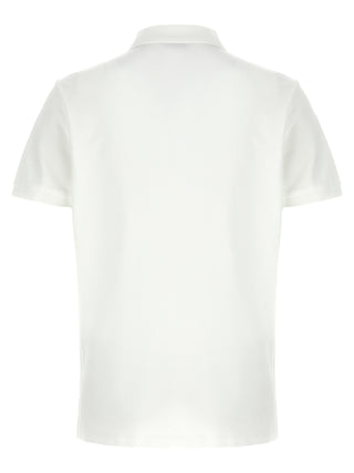 White Cotton Polo Shirt