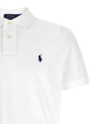 White Cotton Polo Shirt
