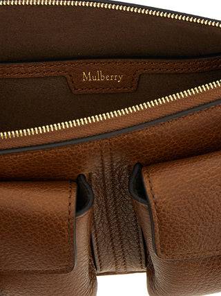 Brown Calfskin Shoulder Bag