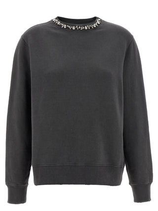 Sudadera gris de algodón