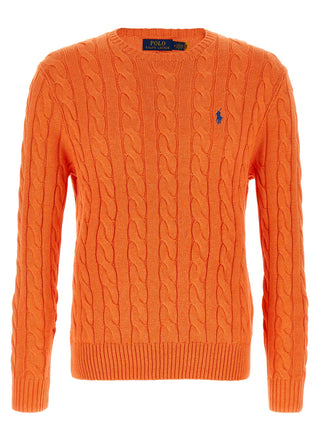 Orange Cotton Cardigan