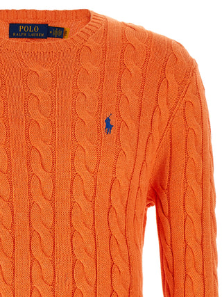 Orange Cotton Cardigan