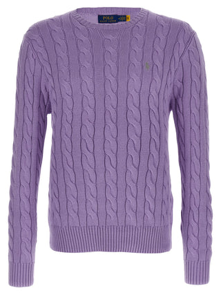 Purple Cotton Cardigan