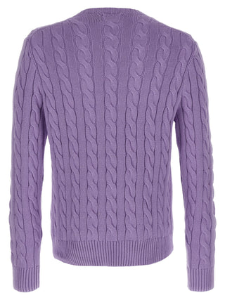 Purple Cotton Cardigan