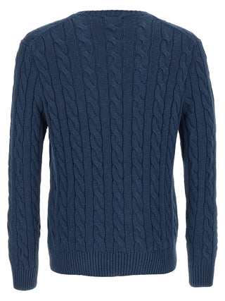 Blue Cotton Cardigan