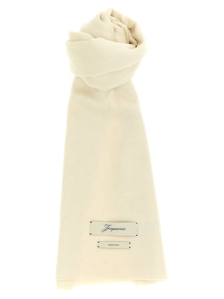 Bufanda de cachemira beige