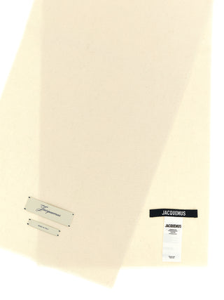 Bufanda de cachemira beige