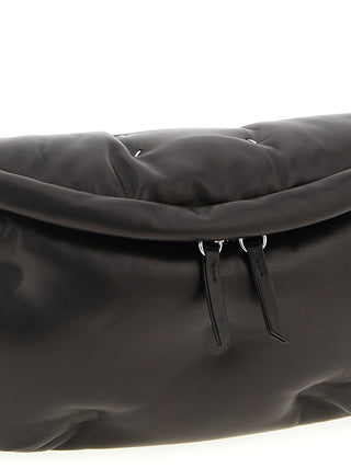Black Lambskin Crossbody Bag