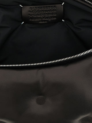 Black Lambskin Crossbody Bag
