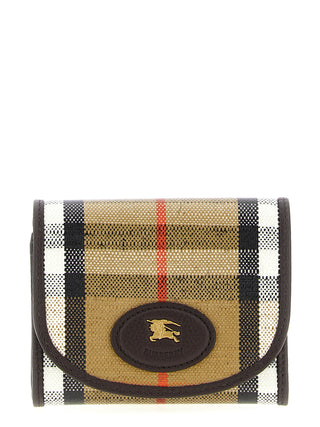 Beige Cotton Cardholder