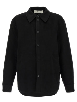 Black Wool Blouse