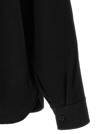 Black Wool Blouse