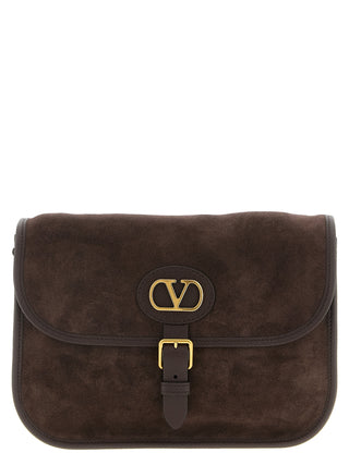 Brown Cowhide Crossbody Bag