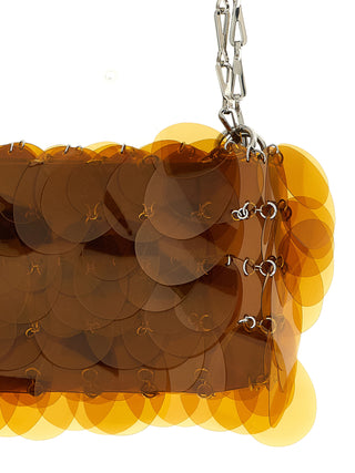 Orange Polyester Shoulder Bag