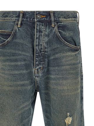 Blue Cotton Jeans Denim