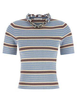 Blue Textile T-Shirt