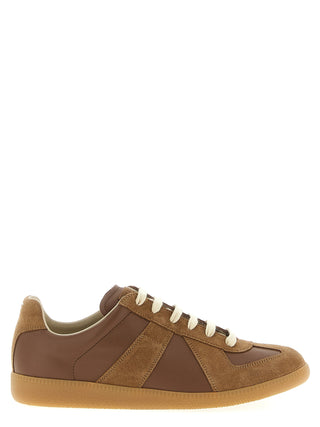 Brown Calfskin Sneakers