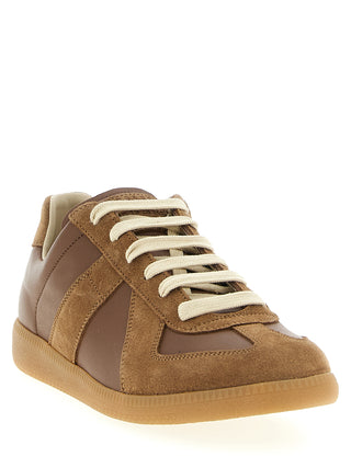 Brown Calfskin Sneakers