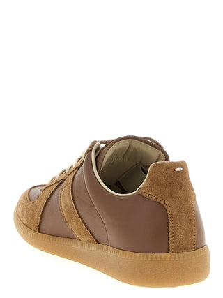 Brown Calfskin Sneakers