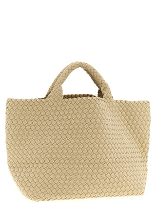 Beige Neoprene Tote Bag