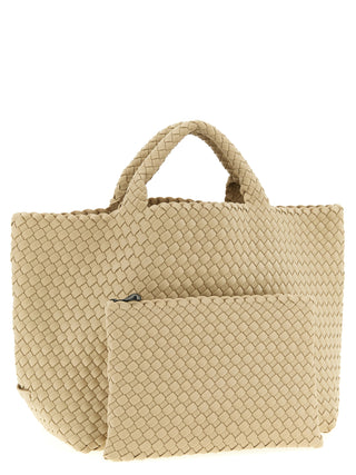 Beige Neoprene Tote Bag