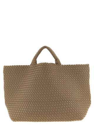 Beige Neoprene Tote Bag